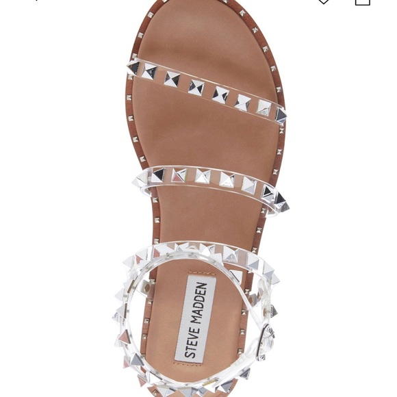 NEW Steve Madden Clear Lucite Gladiator Sandals - Picture 5 of 13